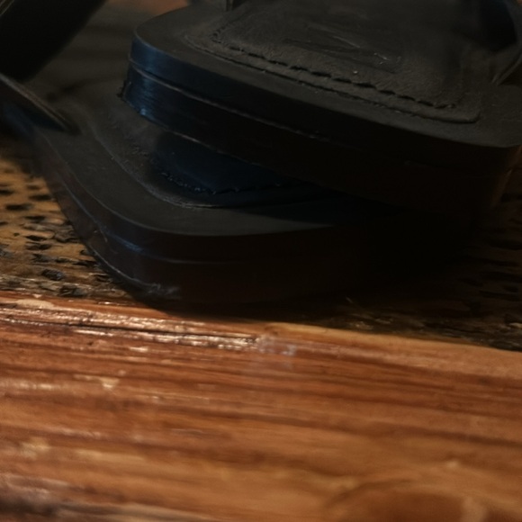 Mango Leather strap sandals casual classic style summer comfy beach everyday - Picture 6 of 6